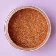 Polvere Glitter commestibile color bronzo - il finish scintillante