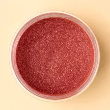 Essbares GlitzerPuder Rot- der glitzernde Finish