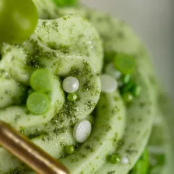 Poudre scintillante comestible Verte – la finition scintillante