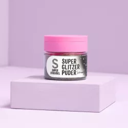 Glitter in polvere commestibile nero – il finish scintillante
