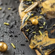 Glitter in polvere commestibile nero – il finish scintillante