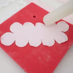 Tagliabiscotti per rose in zucchero piccole