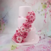 Cookie cutter for sugar roses small