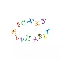 Set tagliapasta Alfabeto e numeri Chunky Funky