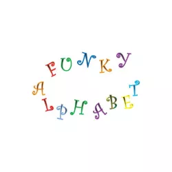 Alphabet et numéros Chunky Funky Set d'emporte-pièces