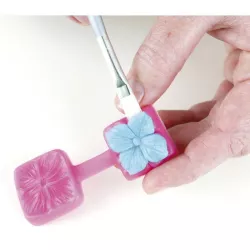 Set Stampino in silicone e Tagliabiscotti fiori di ortensia
