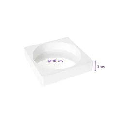 Silikoneinlage - Insert Durchmesser: 18 cm - H. 5 cm