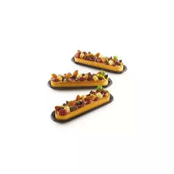 perforated tart ring oval