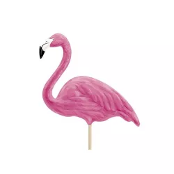 Topper per torta "Fenicotteri rosa