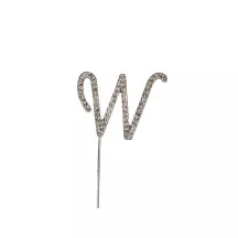 Diamant-Buchstaben Topper - Buchstaben zur Auswahl: W