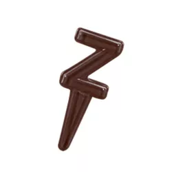 Chocolate mold letters N to Z, transparent, 24 x 18.5 cm