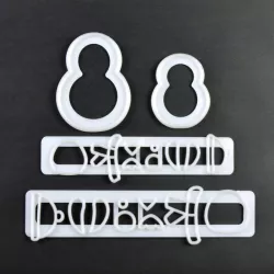 Cookie cutter set penguin mommy and baby