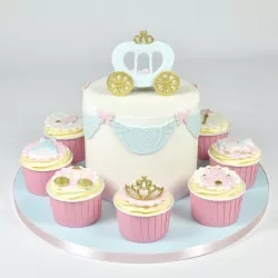 Cookie cutter set princess carriage, 2 sizes