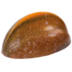 Modern semicircular praline mold - 20 pralines