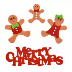 "Merry Christmas" lettering cookie cutter