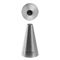 Douille perforée 8 mm pour macarons, choux à la crème et meringues