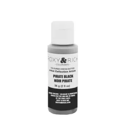 Colored cocoa butter black