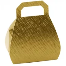 Boîte de chocolats Sac à main or
