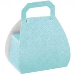 Chocolate box handbag light blue