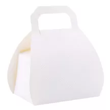 Chocolate box handbag white