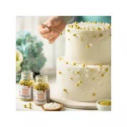 Sugar pearls gold - 100g