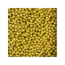 Sugar pearls gold - 100g
