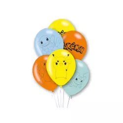 6 palloncini Pokemon