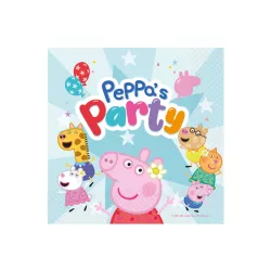 16 Serviettes "Peppa's Party" Peppa Pig