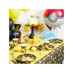 8 Pokemon Pikachu paper plates