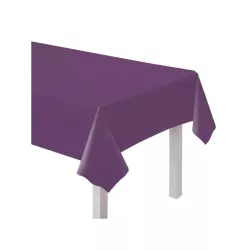 Purple paper tablecloth