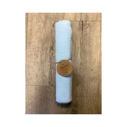 1 Tischläufer aus Baumwollgaze Blau