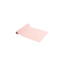1 chemin de table rose en gaze de coton