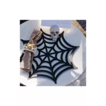 3 Decorazioni di ragnatele nere