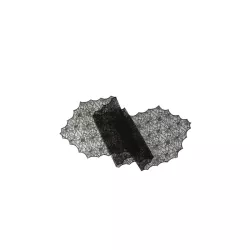 Spider web black lace table runner