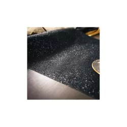 1 glittery black table runner