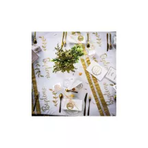 Organdy table runner "Baptême"