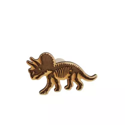 1 tampon en bois de dinosaure
