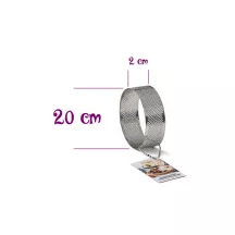 Anello forato per torte alto 2 cm - diametro 20 cm