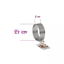 Tortenring gelocht 2cm hoch - Durchmesser 24 cm