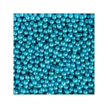 Zuckerperlen Metallicblau - 100g