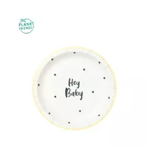 Plates "Hey Baby" & "Born to be loved" 18cm