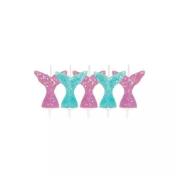 5 Bougies "Sirène"