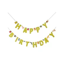 Ghirlanda di insetti "Happy Birthday