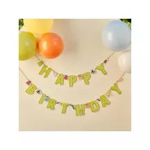 Ghirlanda di insetti "Happy Birthday