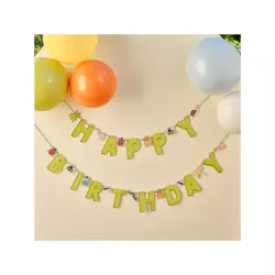 Guirlande "Happy Birthday" insecte