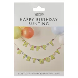 Ghirlanda di insetti "Happy Birthday