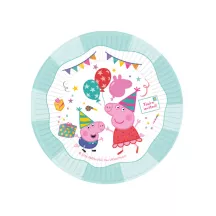 8 Peppa Pig Pappteller