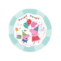 8 Peppa Pig Pappteller