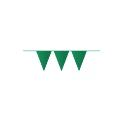 Dunkelgrüne Wimpelgirlande
