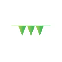 Light green pennant garland